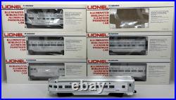 Lionel Burlington Aluminum 6 Car Passenger Set O Gauge New 6-9576 9580 9588
