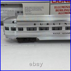 Lionel Burlington Aluminum 6 Car Passenger Set O Gauge New 6-9576 9580 9588