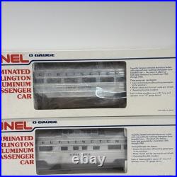 Lionel Burlington Aluminum 6 Car Passenger Set O Gauge New 6-9576 9580 9588