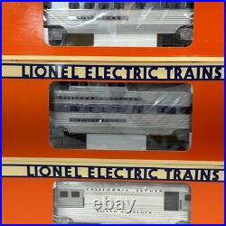Lionel California Zephyr 15 Aluminum 6 Car Passenger Set O New 6-19122 19127