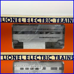 Lionel California Zephyr 15 Aluminum 6 Car Passenger Set O New 6-19122 19127