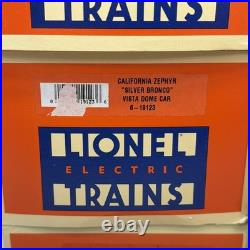 Lionel California Zephyr 15 Aluminum 6 Car Passenger Set O New 6-19122 19127