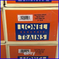 Lionel California Zephyr 15 Aluminum 6 Car Passenger Set O New 6-19122 19127
