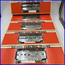 Lionel California Zephyr Aluminum 5-Car Passenger Set O New 6-19122-27 D&RGW