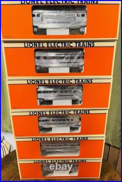 Lionel California Zephyr Aluminum 6 Car Passenger Set O 6-19122 -19127 Excellent