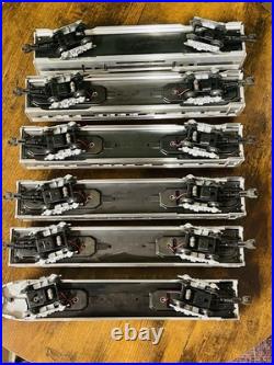 Lionel California Zephyr Aluminum 6 Car Passenger Set O 6-19122 -19127 Excellent