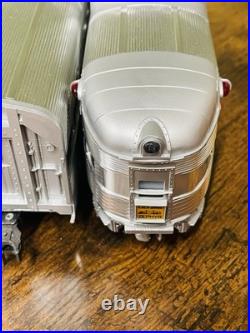 Lionel California Zephyr Aluminum 6 Car Passenger Set O 6-19122 -19127 Excellent