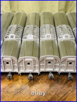 Lionel California Zephyr Aluminum 6 Car Passenger Set O 6-19122 -19127 Excellent