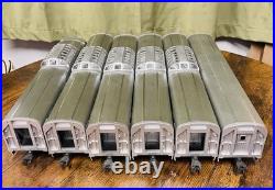 Lionel California Zephyr Aluminum 6 Car Passenger Set O 6-19122 -19127 Excellent