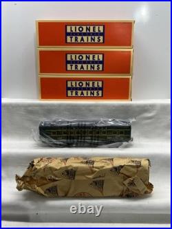 Lionel Celebration Series Set Of 2400 Series Green Passenger Cars Nib