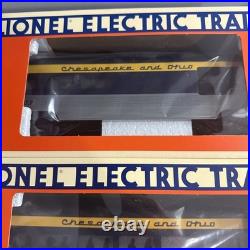 Lionel Chesapeake & Ohio 15 Aluminum 4-Car Passenger Set O New 6-19145,46,47,50