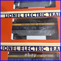 Lionel Chesapeake & Ohio 15 Aluminum 4-Car Passenger Set O New 6-19145,46,47,50