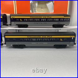 Lionel Chesapeake & Ohio 15 Aluminum 4-Car Passenger Set O Used 6-19145 47 50