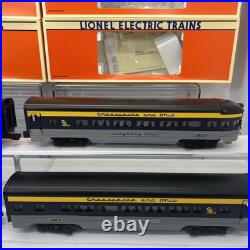 Lionel Chesapeake & Ohio 15 Aluminum 4-Car Passenger Set O Used 6-19145 47 50