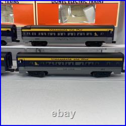 Lionel Chesapeake & Ohio 15 Aluminum 4-Car Passenger Set O Used 6-19145 47 50