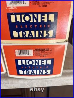 Lionel Chesapeake & Ohio 15 Aluminum 6-Car Passenger Set O Used 6-19145 19150