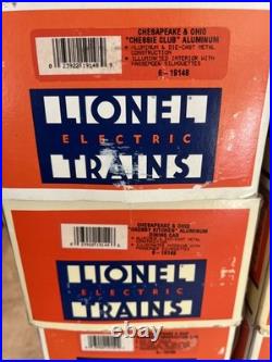 Lionel Chesapeake & Ohio 15 Aluminum 6-Car Passenger Set O Used 6-19145 19150