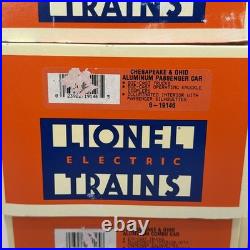 Lionel Chesapeake & Ohio 15 Aluminum 6-Car Passenger Set O Used 6-19145 19150