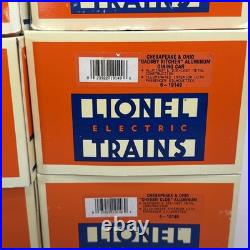 Lionel Chesapeake & Ohio 15 Aluminum 6-Car Passenger Set O Used 6-19145 19150