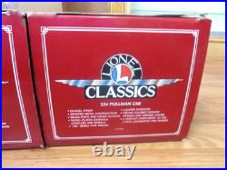 Lionel Classics 323/324/325 Red 3-Car Passenger Set Standard Gauge. New Lionel Classics 323/324/325 Red 3-Car Passenger Set Standard Gauge. New