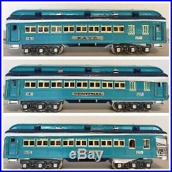 Lionel Classics 6-13408 Blue Comet Passenger Car Set (C9)