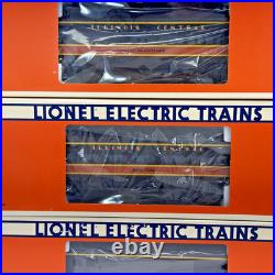 Lionel Illinois Central Aluminum 6 Car Passenger Set O Gauge New 6-7220 7225