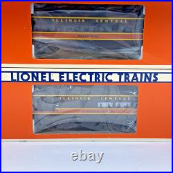 Lionel Illinois Central Aluminum 6 Car Passenger Set O Gauge New 6-7220 7225