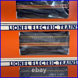 Lionel Illinois Central Aluminum 6 Car Passenger Set O Gauge New 6-7220 7225
