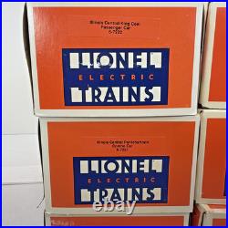 Lionel Illinois Central Aluminum 6 Car Passenger Set O Gauge New 6-7220 7225