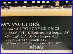 Lionel Legacy Conrail Office Car Special Set Diesel Engine 21 Passenger 6-83595