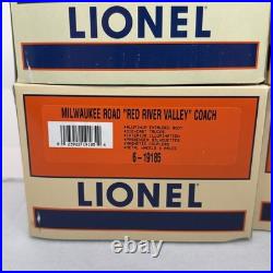 Lionel Milwaukee Road Aluminum 4-Car Passenger Set O Gauge New 6-19184 Hiawatha