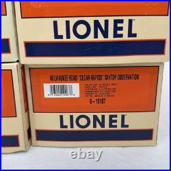 Lionel Milwaukee Road Aluminum 4-Car Passenger Set O Gauge New 6-19184 Hiawatha