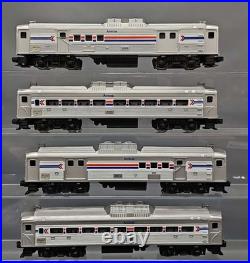 Lionel Modern O Amtrak Budd Car Set Passenger Original Box 8869 8870 8871 8872