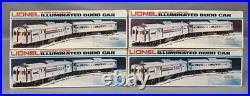 Lionel Modern O Amtrak Budd Car Set Passenger Original Box 8869 8870 8871 8872
