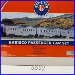 Lionel Nabisco 3-Car Passenger Set O Gauge Nabisco Lines Silver 6-31724 Set