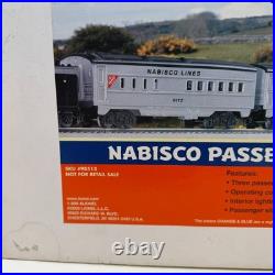 Lionel Nabisco 3-Car Passenger Set O Gauge Nabisco Lines Silver 6-31724 Set