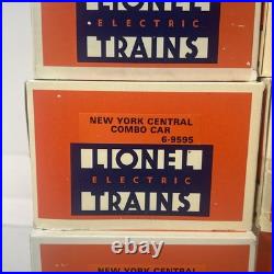 Lionel New York Central 15 Aluminum 6 Car Passenger Set O Used 6-9594 -98 7207