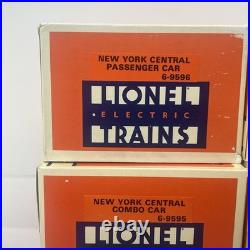 Lionel New York Central 15 Aluminum 6 Car Passenger Set O Used 6-9594 -98 7207
