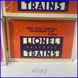 Lionel New York Central 15 Aluminum 6 Car Passenger Set O Used 6-9594 -98 7207