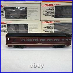 Lionel Norfolk & Western 15 Aluminum 7 Car Passenger Set O Used 6-9562 6-9566 Lionel Norfolk & Western 15 Aluminum 7 Car Passenger Set O Used 6-9562 6-9566