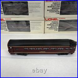Lionel Norfolk & Western 15 Aluminum 7 Car Passenger Set O Used 6-9562 6-9566 Lionel Norfolk & Western 15 Aluminum 7 Car Passenger Set O Used 6-9562 6-9566