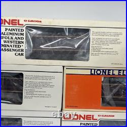 Lionel Norfolk & Western 15 Aluminum 7 Car Passenger Set O Used 6-9562 6-9566 Lionel Norfolk & Western 15 Aluminum 7 Car Passenger Set O Used 6-9562 6-9566