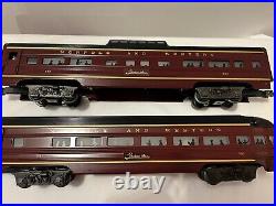 Lionel Norfolk & Western 15 Aluminum 8 Car Passenger Set N&W Powhatan Arrow