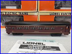 Lionel Norfolk & Western 15 Aluminum 8 Car Passenger Set O Used 6-19139- 44 51