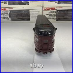 Lionel Norfolk & Western Aluminum 6 Car Passenger Set O Used 6-9562 9567 19108