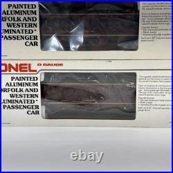 Lionel Norfolk & Western Aluminum 6 Car Passenger Set O Used 6-9562 9567 19108