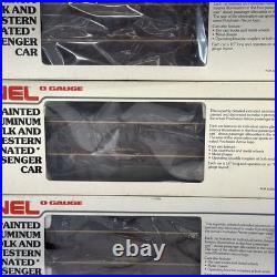 Lionel Norfolk & Western Aluminum 6 Car Passenger Set O Used 6-9562 9567 19108
