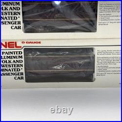 Lionel Norfolk & Western Aluminum 6 Car Passenger Set O Used 6-9562 9567 19108