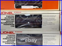 Lionel Norfolk & Western Aluminum 8 Car Passenger Set O New 6-9562 9567 19108
