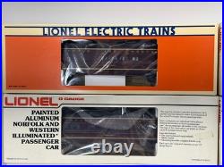 Lionel Norfolk & Western Aluminum 8 Car Passenger Set O New 6-9562 9567 19108